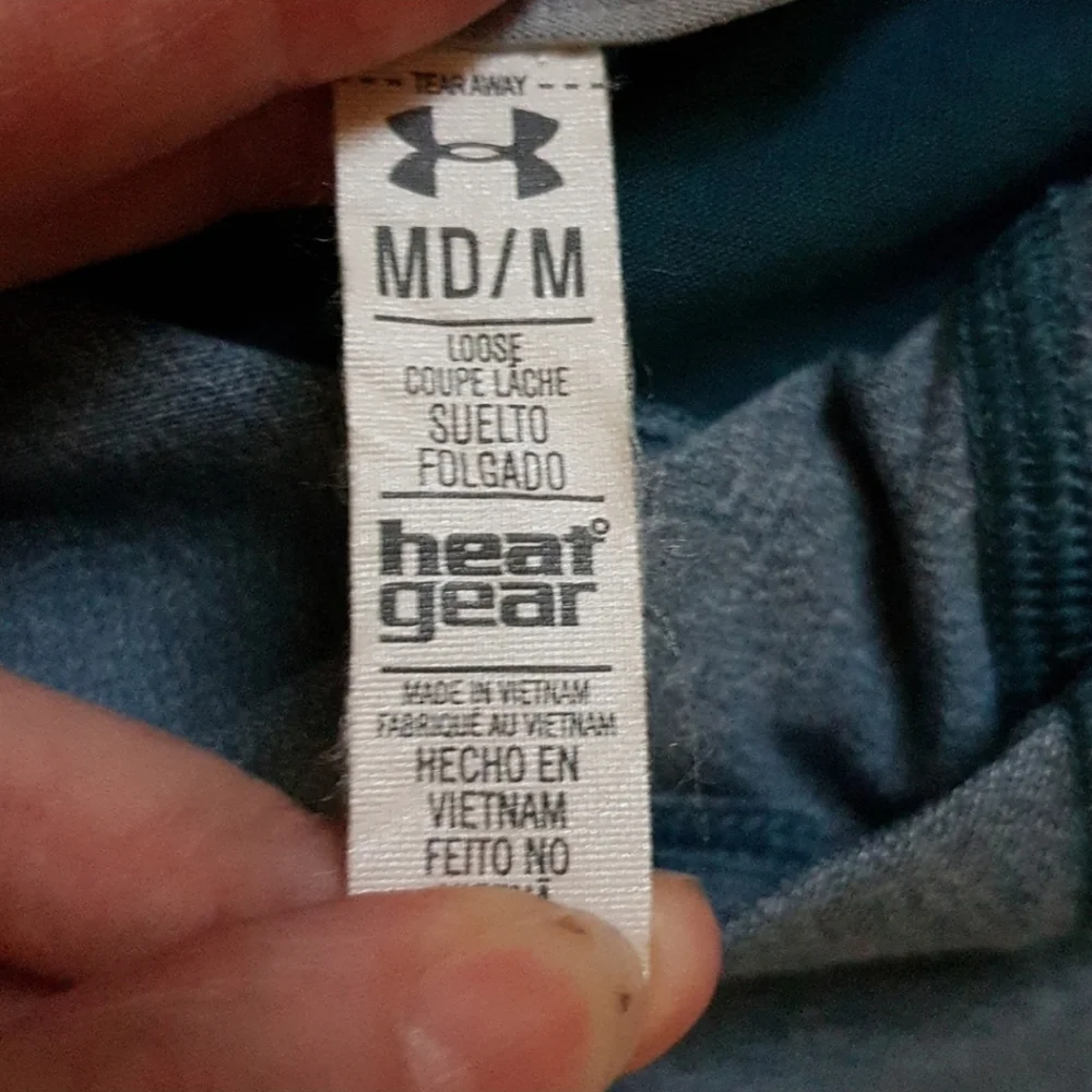 M Under Armour Hoodie Teal - Picture 3 of 6